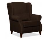 AMORE DI CASA Ohrensessel Oxford Braun I