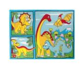 Kinderteppich Dino 95 x 133 cm