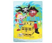 Kinderteppich Piraten 95 x 133 cm