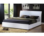 Interama Doppelbett M24 Lederbetten weiß 180x200 Outlet