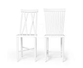 Design House Stockholm Family Chairs 1+2 Stühle 2er Set, schwarz