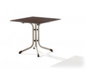 Sieger Boulevard-Klapptisch Puroplan 80x80cm champ./mocca