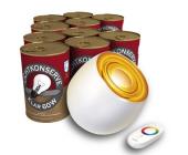 Philips | PH84540200LICHTKONTBUNDLE Philips Living Colors Frosted White + 10x Lichtkonserve mit 60W Philips Glühlampe