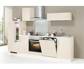Küchenzeile »Verona«, Breite 280 cm, mit Aufbau, Vanille