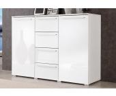 Sideboard, Breite 132 cm, weiß