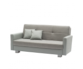 TopDesign Schlafcouch Bocklet - Webstoff - Grau - Breite: 120 cm