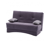 TopDesign Schlafcouch Ulm - Webstoff - Lila - Breite: 120 cm