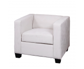 Mendler Sessel Paris - Mikrofaser - Creme