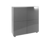 Heine: Highboard, grau