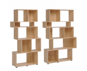 Young Furn Regal First (2-teilig) - Eiche Dekor