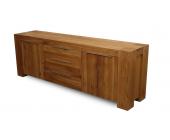 RED LIVING TV Sideboard Colorado Semi-Massivholz Eiche