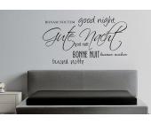 Wandspruch »Gute Nacht«