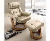 ALPHA TECHNO Massagesessel, beige, Softlux