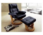 ALPHA TECHNO Massagesessel, schwarz, Softlux