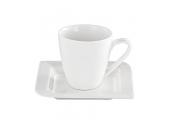 Heine: Kaffeeservice, 18-teilig, weiß