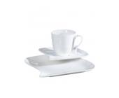 CreaTable: Kaffeeservice, 18-teilig, weiß