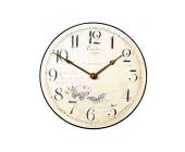 Heine: Wanduhr, creme