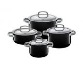 Silit SET: Topf-Set, »Piano Black« (8tlg.) SILIT...