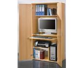Heine PC-Schrank, Höhe ca. 132 cm, buche/buche