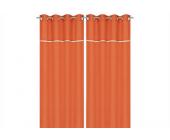 WOHNTEXTILIEN LIVE Vorhang, Wohntextilien live, »Sapporo« (1er Pack) WOHNTEXTILIEN LIVE, kürbis, Ösen ( ...