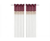 WOHNTEXTILIEN LIVE Vorhang, »Sorel« (1er-Pack) WOHNTEXTILIEN LIVE, beere, Ösen (Ø ca. 35mm), Wohnaccesso...
