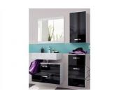 HELD MÖBEL Badmöbel-Set »Ventura«, Held möbel (4-tlg.) HELD MÖBEL, 10 (=schwarz),12 (=weiss),9 (...