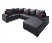 SIT&MORE: Wohnlandschaft, Softlux, Recamiere rechts, ohne Federkern
