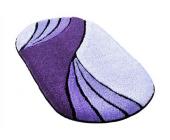 Heine Badteppich »Carinth«, Höhe ca. 15mm Heine, lila, Badteppich 50 x 90 cm, Wohnaccessoir...