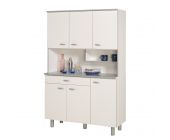 Young Furn Buffetschrank Kira - Weiß/Grau