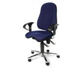 Topstar Bürodrehstuhl Sitness 10 - mit Orthositz - blau (Bezug: Blau)