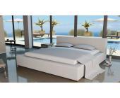 Interama Lederbett M6 Polsterbetten weiß FSC 140x200