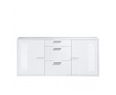 Arte M Sideboard Game Plus - Weiß Hochglanz (Sideboard Game Plus Tiefe 42cm - Weiß Hochglanz)