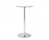 Fredriks Bartisch Dante - mit Glas - Chrom