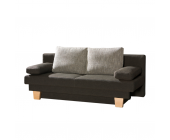 Monaco Schlafsofa Jan Schlafsofa - Strukturstoff Braun