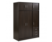 Young Furn Kleiderschrank Milana - Braun