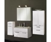 Aqua Suite Badezimmerset Victoria - verschiedene Varianten - weiß Hochglanz (3er-Set)