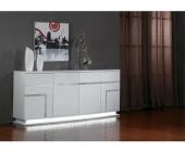 Kauf-Unique.de Sideboard Hochglanz LED Luminescence II - Weiß