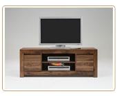 TV-Schrank \"Noisette\", Nussbaum massiv, 150 x 55 cm