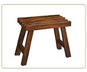 Hocker No.1 \"Teakeria\", Teak massiv