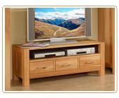TV-Schrank No.1 \"Mariano\", Kernbuche massiv, 120 x 45 cm