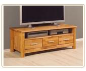 TV-Schrank No.1 \"LeylaClassic\", Kernbuche massiv, 122 x 45 cm