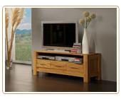 TV-Schrank \"Adesso\", Wildeiche massiv, 120 x 47 cm