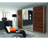 Rauch Schwebetürenschrank Quadra Kernnuss Spiegel 315 cm