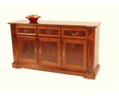 Montreux Sideboard Lipoa - Teilmassiv - Nussbaumfarbig antik