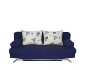 MüllerMöbel Schlafsofa Belzig - Microfaser - Blau