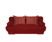 MüllerMöbel Schlafsofa Lex - Microfaser - Rot