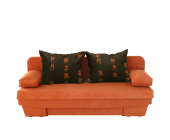 MüllerMöbel Schlafsofa Jean - Microfaser - Orange