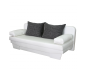 MüllerMöbel Schlafsofa Marx - Kunstleder - Weiß