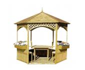 Promex Pavillon Fife - mit Holzdach