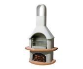 Buschbeck Gartengrillkamin Carmen - Beton - Grau/Natur